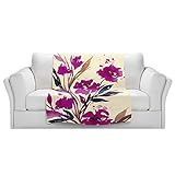 ブランケットウルトラソフトFuzzy 4サイズ！DIANOCHEデザインからby Julia Di Sano Pocketful PosiesピンクホームDecor Unique Designer芸術