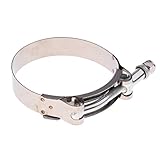 Perfk 車用　ステンレス　ホースバンド　直径 2インチ‐4インチ　Tボルトクランプ　スプリング式　8サイズ選択でき - 直径2.75インチ