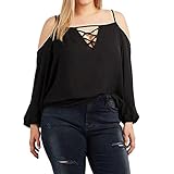 Aliciga スリング 中空 レディース Ｔシャツ ゆったり 無地 肩出し 春 秋 長袖 欧米人気 トップス おしゃれ シンプル カジュアル ファッション 普段着 部屋着 お出かけ 大きいサイズ L