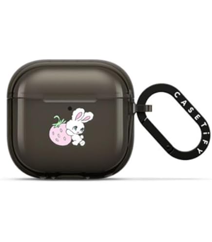 AirPodsケース 第3世代 Bunny on Cherry マットチャコール Amazon.co.jp: CASETiFY バウンス ケース AirPods ケース (第3