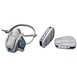 3M 防毒マスク面体 6500QL Mサイズ & 吸収缶 有機ガス用 6001