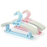 ヤング(Young) 10本組 ベビー ハンガー 伸縮ハンガー おしゃれ 多機能 新生児から大人までながーく使える 上質 厚くする 耐久性あり 乾湿両用 滑り落ちない クロス付け