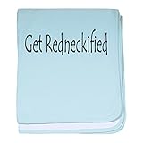 CafePress – Get redneckified – スーパーソフトベビー毛布、新生児おくるみ ブルー 083053518325CD2