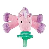 Nookums おしゃぶりホルダー ぬいぐるみ おしゃぶり付き ユニコーン [並行輸入品]