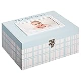 Blue Everyday Wooden Memory Box by Blossoms & Buds