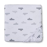 Circo Woven Grey Clouds Fitted Crib Sheet by Circo [並行輸入品]