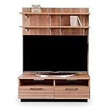 LOWYA （ロウヤ） テレビ台 テレビボード 国産 木目調 引き出し 収納 高さ調節 飾り 棚 大型 ハイタイプ 異素材MIX シンプル おしゃれ 幅120cm ナチュラル 新生活