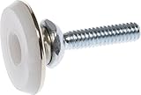 The Hillman Group 57150 Adjustable Glides, 1/4-20 x 1 x 1-1/8-Inch, Nickel, 6-Pack by The Hillman Gr