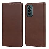 【Hamany】 galaxy m23 5g ケース Samsung Galaxy M23 5G / F-23 ケース 手帳型 収納 galaxy m23 ケース 耐衝撃 耐久性 耐摩擦 マグネット式 レザー カバー -ヴィンテージダークブラウン
