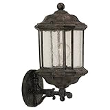 Sea Gull Lighting 84032-746 Outdoor Sconce with Clear Beveled Glass Shades, Oxford Bronze Finish [並行