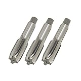 SODIAL(R) 3件の16mm x 2.0mmテーパーとプラグメトリックタップ　M16 x 2.0mmピッチ