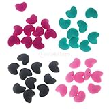 Lovoski カラフル　赤ちゃんのおしゃぶり　視覚刺激　手作りビーズ　ハートの形　約40個入り