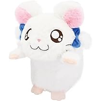 とっとこハム太郎 ちびキャラ＆まめバッチ ストラップ リボンちゃん とっとこハム太郎 Play Charm リボンちゃん - Meccha Japan