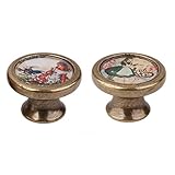 Baosity メタル　キャビネット　ドア　棚板　引き出し　ドレッサー　プル　ハンドル　ノブ　家具美化　2個　