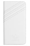 adidas(アディダス) iPhone6 Plus/iPhone6s Plus 専用 手帳型 レザー ケース カードホルダー付 白ベース×白ロゴ [並行輸入品]