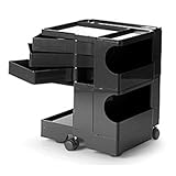 B-LINE（ビーライン）「BOBY WAGON（ボビーワゴン）」2段3トレイ/ブラック BOBY23BK