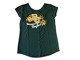 Baylor BearsコロシアムGirlsグリーンイエローバックデザイン超ソフトSS Tシャツ( M )