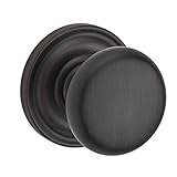 Baldwin HD.ROU.TRR.112 Round Half-Dummy Knob with Traditional Round Rose, Venetian Bronze [並行輸入品]