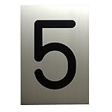 杉田エース 階数表示板 AB兼用プレート No.5