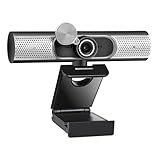 ウェブカメラ（マイク・スピーカー内蔵）｜1080P デスクトップ/ノートPC用 USB接続 物理プライバシーカバー付き プラグ＆プレイ ストリーミング対応 広角レンズ 3-in-1