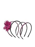 Capelli New York 4パックヘッドバンド: 1花、1 Glitter、1solid、1braid カラー: ピンク