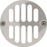LDR 502 5200 Stainless Steel Shower Drain Grill with Screws, Chrome by LDR Industries