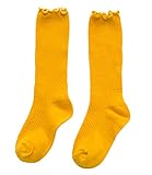 Plus Nao(プラスナオ) 子供用 靴下 クルーソックス ゴム口ゆったり 履き口ゆったり シンプル 無地 カラー 薄手 薄い 短め おしゃれ 可愛い 約1～3歳 3イエロー