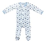 bestaroo Baby Boy Seagullファスナー付きFootie カラー: ブルー