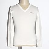 (グッチ) GUCCI Vネックセーター ホワイト ラインストーンロゴ GG WG 296652 X8785 9004 #6A [並行輸入品]