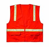 Custom Leathercraft SV152X Economy Surveyor's Vest 2X-Large Orange [並行輸入品]