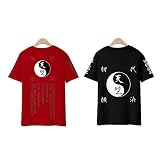 東京卍リベンジャーズ Tシャツ 黒川イザナ 半袖 天竺 総長 初代横濱 特攻服 天竺篇 印象tシャツ 夏服 日常服 軽い 柔らかい アニメ キャラクター コスプレ衣装 カジュアル 記念シャツ ゆとり 快適 通気性 男女兼用 (A,S)