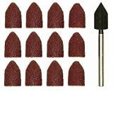 Prox Tech 28987 Sanding drum with 10 sanding caps 5 each 80 and 150 grit