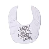 Silly Souls True Love Bib, White/Silver, 0-2 Years by Silly Souls [並行輸入品]