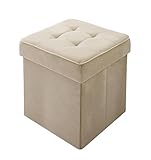 折りたたみ式収納スツール (スツール・収納・オットマン)　1P (アーバングレー)