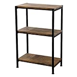 オープンシェルフ 3段 幅50×奥行30×高さ77.5cm 木製 棚板 アイアン スチール ブルックリンスタイル