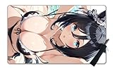 プレイマット アニメグッズト TCG万能 専用 高級 ウマ娘 エイシンフラッシュ カードゲーム ザイズ 60ｘ35cm 収納袋付き ハコクラフト (A) [並行輸入品]