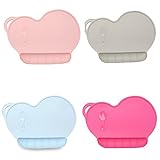 卓仕朗　お食事マット　ランチョンマット ランチマット　ベビー　シリコン製　Baby 子供給食用具　ポケット付き　吸盤タイプ　 (グレー)