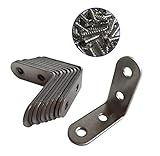 J-base 強度バツグン ステンレス L字 アングル 10個セット ブラケット 固定 ネジ付き (40mm)