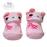 ぼんぼんりぼん 耳付きソックス(ベビー用)　7〜10cm 0〜1歳用【wt1129】 Ａ：7〜10cm