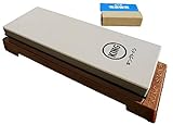 King Japanese Grit 1000/6000 Combination Sharpening Stone KW-65 and King #8000 Nagura Stone : Bundle