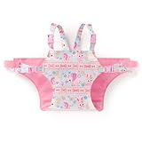 どこでもサポート赤ちゃん安心チェアベルト　お花大好きプリティ動物フレンド（スケアー地・ライトブルー）　B2604000　日本製