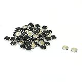 uxcell タクトスイッチ プッシュボタンスイッチ 瞬時 5mm x 5mm 4 ピンSMD SMT 70個入り