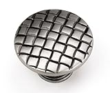 Laurey 24506 Cabinet Hardware 1-1/4-Inch Cross Hatch Knob, Antique Pewter [並行輸入品]