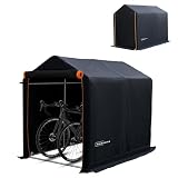 Anovara(アノヴァラ) サイクルハウス バイクガレージ Mサイズ 幅120cm サイクルポート 2〜3台用 防水 屋外 高耐久
