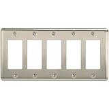AmerTac SB2R5PW Round Corner Pewter Steel Wall plate [並行輸入品]