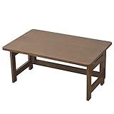 山善(YAMAZEN) 天然木折りたたみデスク(幅80 奥行45)ロータイプ フレッシュブラウン SP-5750H32(FBR)