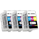 Canon用 キャノン用 BC-365XL BC-366XL 共通用詰め替えインク補充インクカラー*3本対応機種:PIXUS TS3530【互換インク/大容量/個包装/説明書付き】