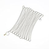 FANAHOKO 配線チェーン 通線チェーン (4.5mm*5m) 電気工事士 チェーン 配線ガイド 丸カン付きボールチェーン