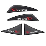 ダイハツ用 コーナーガード ステッカー 4点セット - 車ドア保護、汚れ防止、着脱簡単 (ブラック)