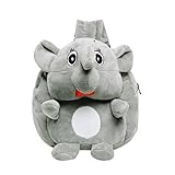 Adorable Elephant Schoolbag Nursery Smallバックパックリュックサックバッグfor Baby ( 1 – 3yrs ) グレー